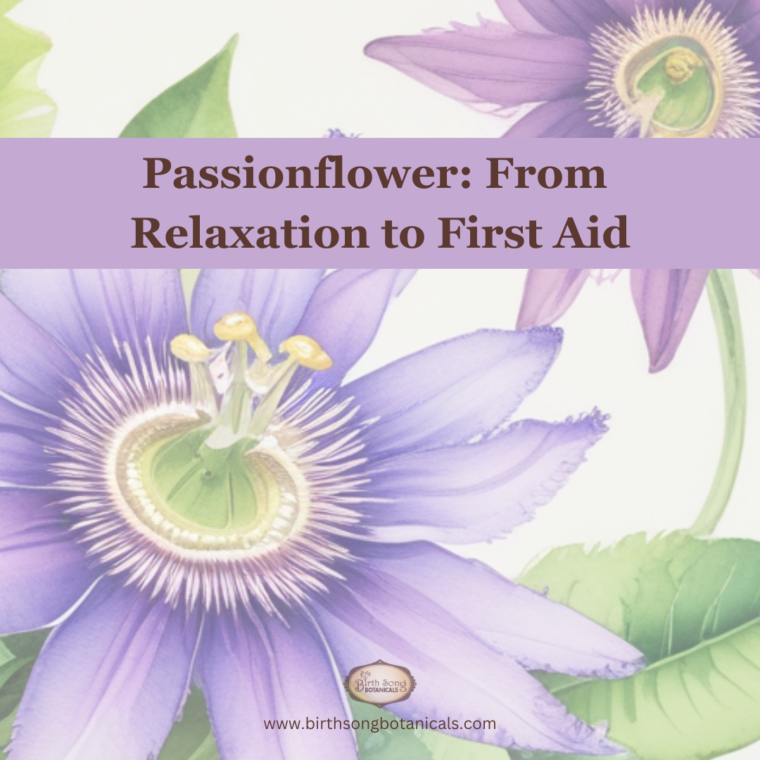 Passionflower from Relaxation to First Aid
