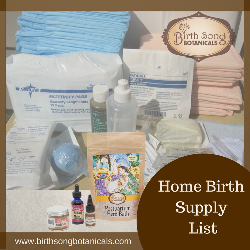 Home birth deals necessities