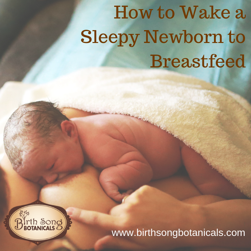 How to Wake a Sleepy Newborn to Breastfeed