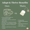 adaptogenic herbal tea, ashwagandha tea, stress support tea, herbal tea for anxiety, cortisol balance support, calm energy tea, hormone balance tea, herbal stress relief, daily wellness tea, immune support herbs, 