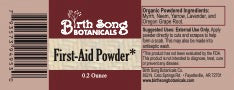 Herbal first aid powder for cuts 