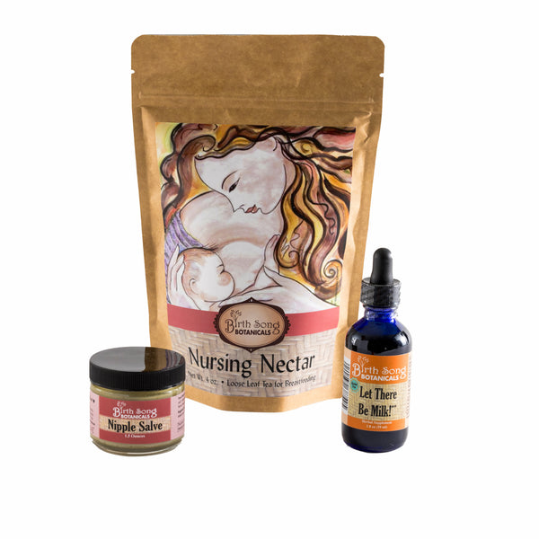 Breastfeeding and lactation herbal gift set for new moms