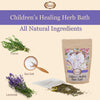 herbal steam to clear nasal and lung congestion, Children's Healing Herb Bath, herbal bath for kids, thyme and lavender bath, lung congestion relief, sinus congestion relief, natural steam remedy, herbal gargle, muscle pain relief, children's respiratory support, herbal steam for kids, sinus clearing herbs, natural sleep support, lavender for relaxation, thyme for congestion, children's bath soak, herbal remedy for colds, soothing bath for kids, natural sleep aid, herbal muscle relief, respiratory health, 