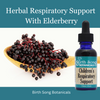 Children's Respiratory Support liquid herbal tincture with elderberry, children's respiratory support supplement, Children's respiratory support tincture, Herbal tincture for children's respiratory support