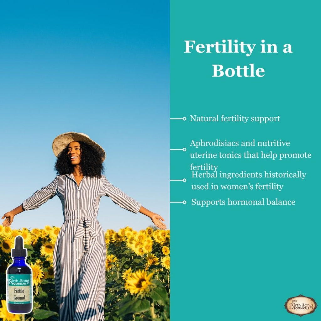 Fertile ground, increase fertility, aid in conception, trying to conceive, herbs for fertility, supplement for fertility, ttc