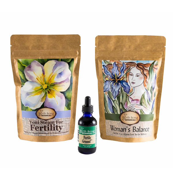 Herbal fertility gift set with Ashwagandha