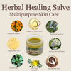 herbal healing salve, green salve, calendula salve, yarrow salve, plantain salve, herbal skin care, natural healing balm, herbal first aid, skin repair salve, tattoo salve, herbal ointment, salve for cuts and scrapes, salve for bug bites, salve for rashes, gardeners hands