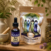 hot flash tea, tulsi tea, menopause support,  Black Cohosh menopause, Black Cohosh perimenopause, Black Cohosh hot flashes, sleep aid, 