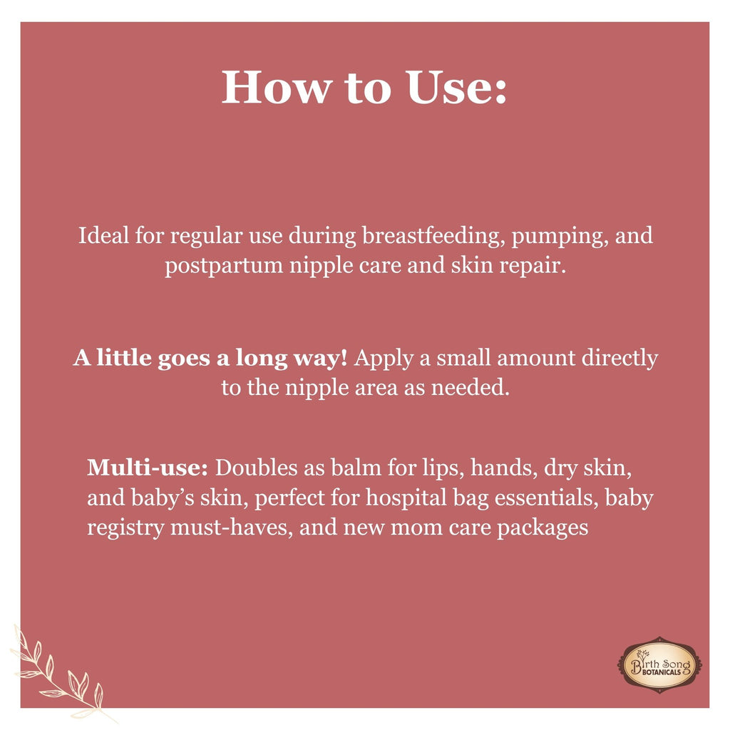 Nipple cream, nipple balm, breastfeeding cream, nipple pain, cracked nipples, dry nipples, nipple butter, sore nipples, salve
