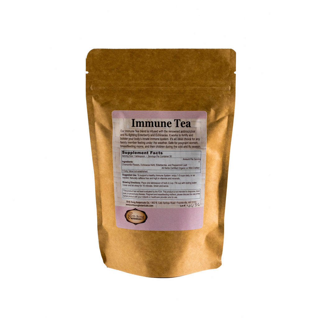 Immune tea Herbs with echinacea and elderberry 