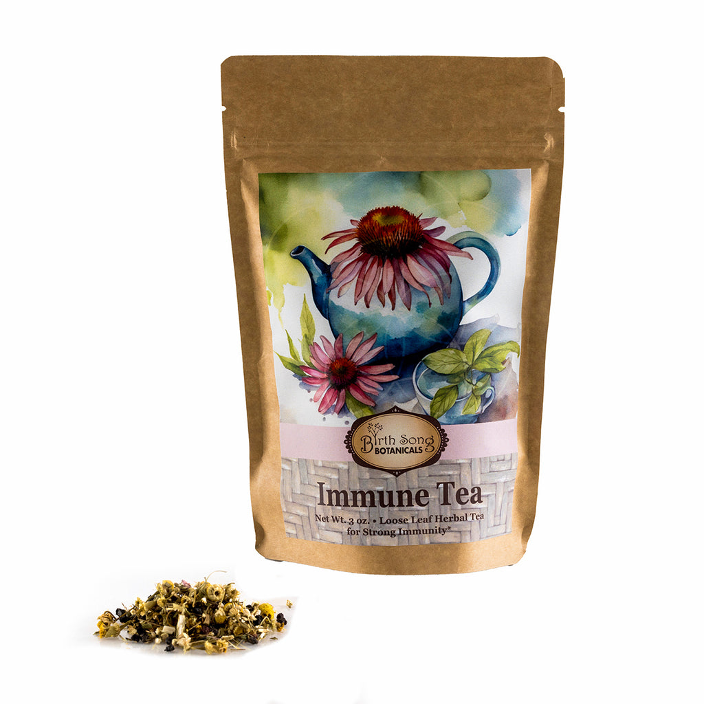 Immune tea Herbs with echinacea and elderberry 