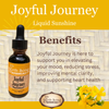 Joyful Journey herbal tincture, mood elevation tincture, heart health herbal supplement, St. John's Wort tincture, Lemon Balm benefits, Hawthorn Berry heart support, natural mood enhancer, emotional wellness herbs, stress relief tincture, antioxidant-rich herbal blend, Mood Supplement, mental, emotional, cardiovascular, heart health,  joy 