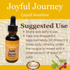 Joyful Journey herbal tincture, mood elevation tincture, heart health herbal supplement, St. John's Wort tincture, Lemon Balm benefits, Hawthorn Berry heart support, natural mood enhancer, emotional wellness herbs, stress relief tincture, antioxidant-rich herbal blend, Mood Supplement, mental, emotional, cardiovascular, heart health,  joy 