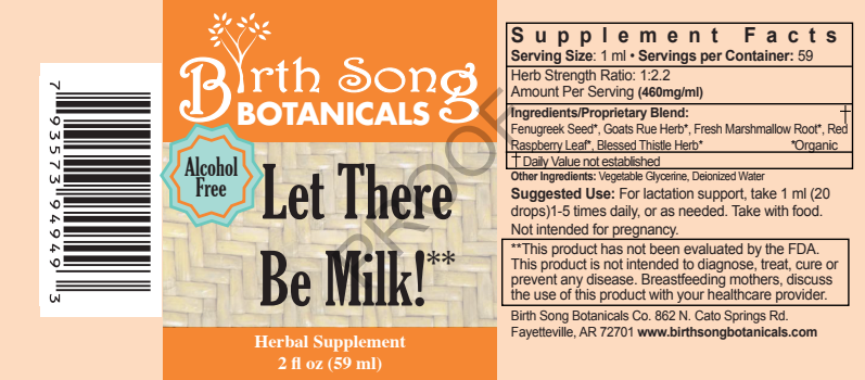 Let There Be Milk All natural organic fenugreek lactation supplement