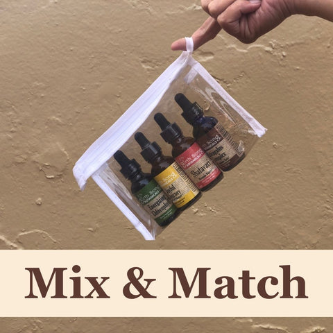 Herbal Bundle, herb tincture, build your own herbal kit, Tinctures, zipper bag, herbal bundle gift 