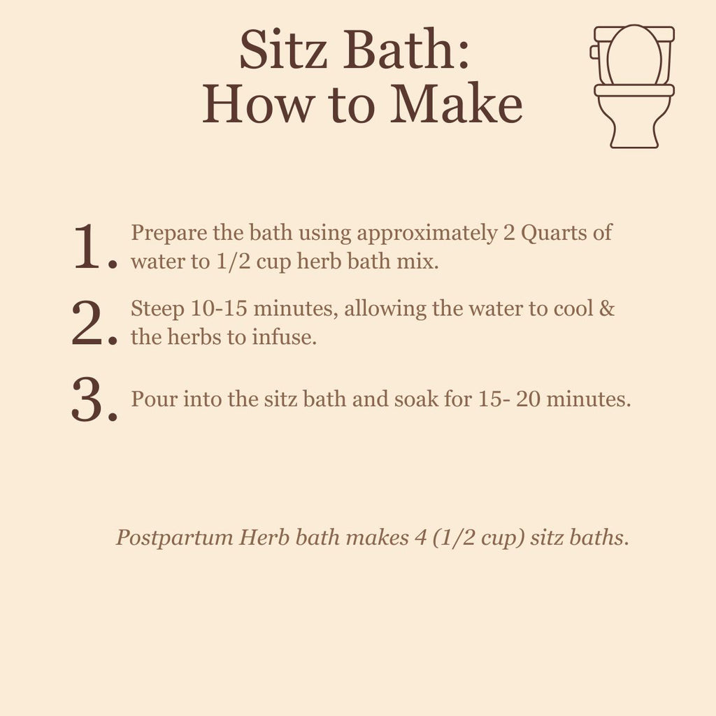 Postpartum bath, after birth sitz, vaginal care, perineal care, after birth essentials, postpartum recovery, postpartum sitz