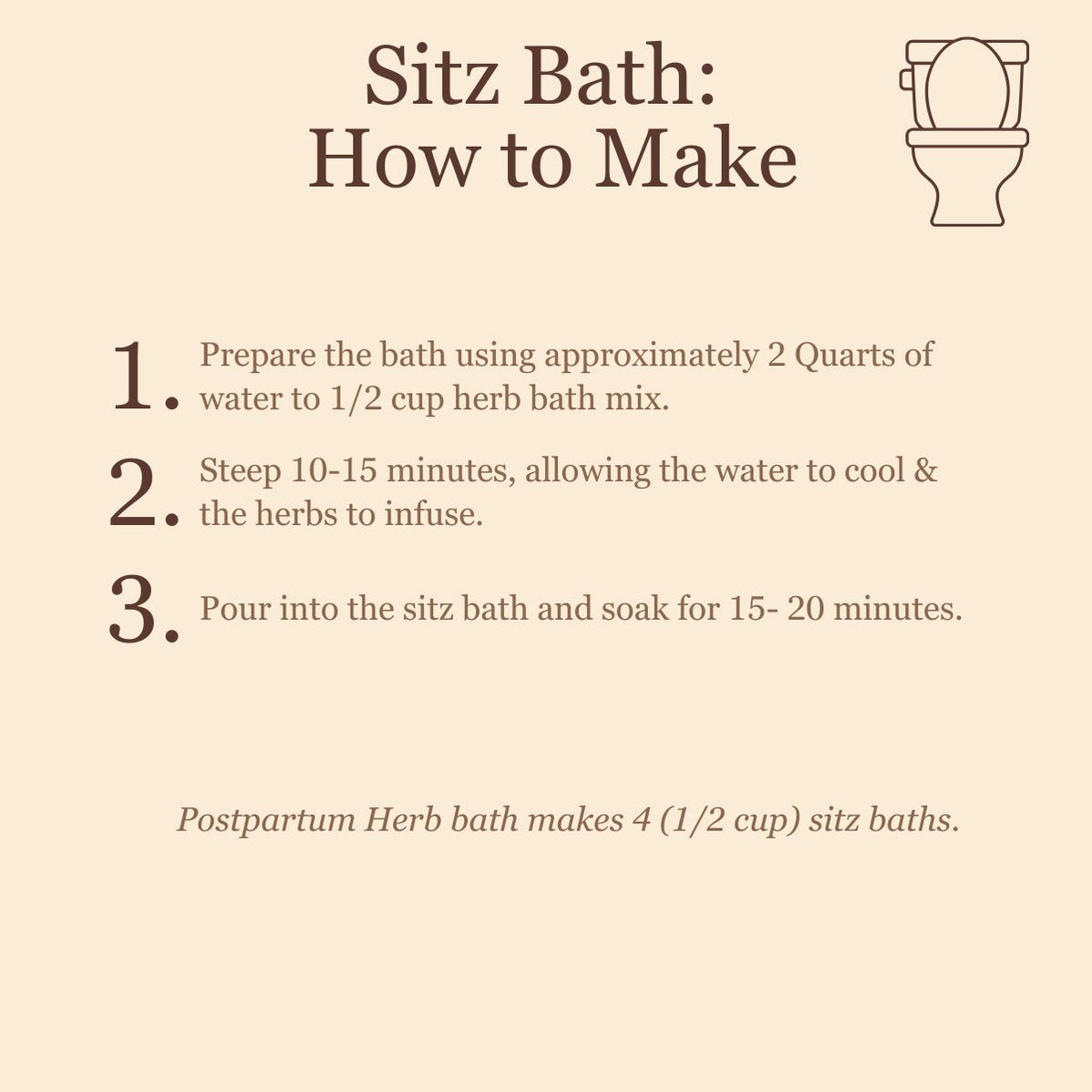 Herbal Postpartum Bath for After Birth Recovery– Birth Song Botanicals Co.
