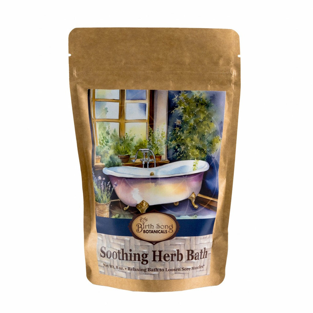 Herbal pain relief bath for sore muscles and joints