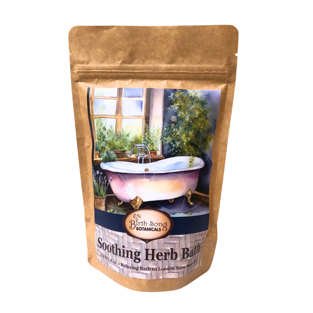 Herbal pain relief bath for sore muscles and joints