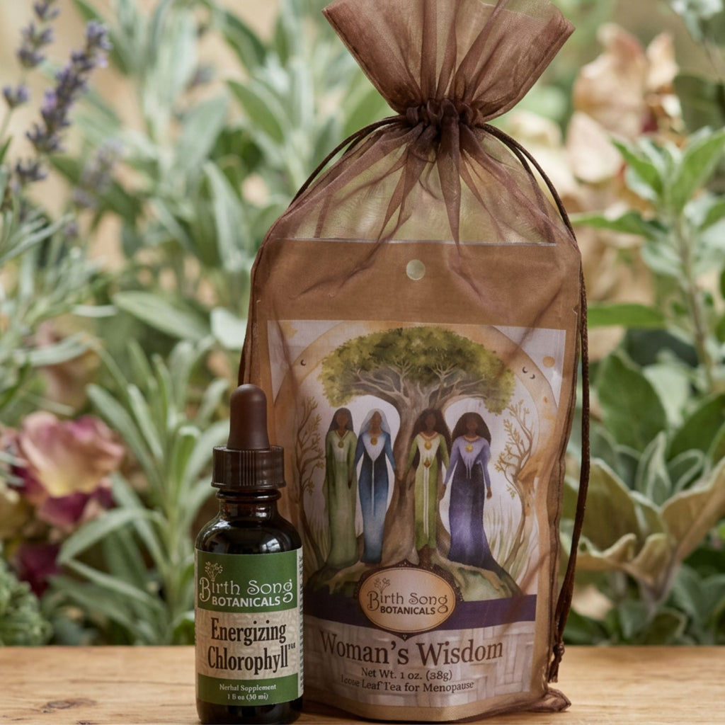 menopause supplement, menopause herbs, menopause tea, liquid chlorophyll, energy for menopause, adaptogens for menopause