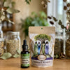 menopause supplement, menopause herbs, menopause tea, liquid chlorophyll, energy for menopause, adaptogens for menopause