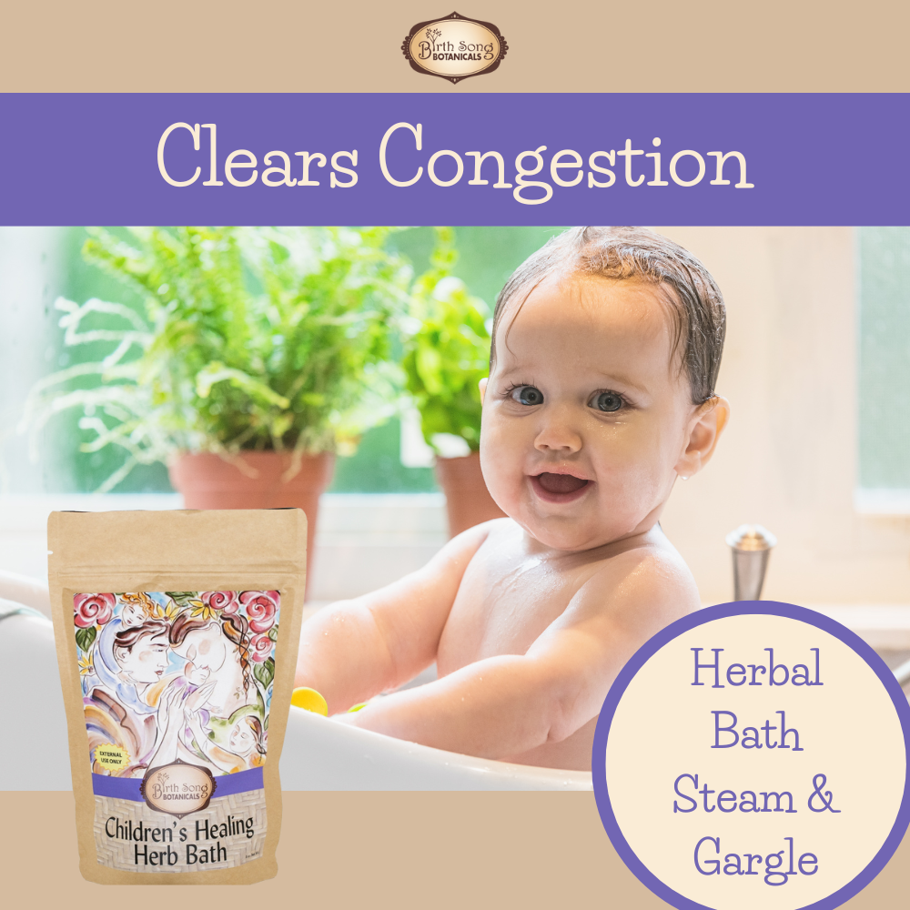 herbal steam to clear nasal and lung congestion, Children's Healing Herb Bath, herbal bath for kids, thyme and lavender bath, lung congestion relief, sinus congestion relief, natural steam remedy, herbal gargle, muscle pain relief, children's respiratory support, herbal steam for kids, sinus clearing herbs, natural sleep support, lavender for relaxation, thyme for congestion, children's bath soak, herbal remedy for colds, soothing bath for kids, natural sleep aid, herbal muscle relief, respiratory health, 