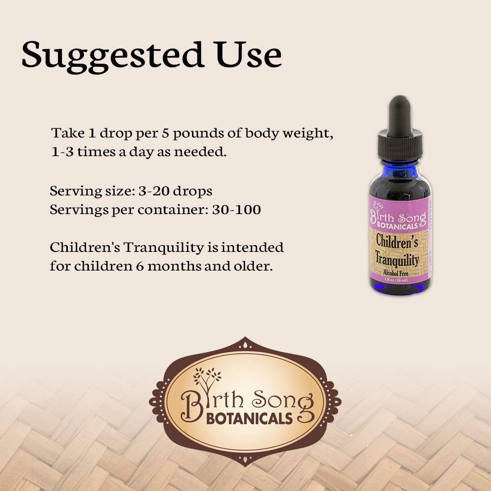 Children's Tranquility- Children's Sleep Aid Herb Supplement suggested use