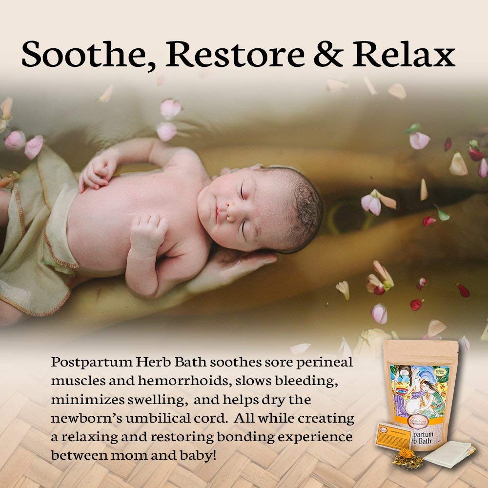 Postpartum Herbal Bath Soak for Mom & Baby Benefits