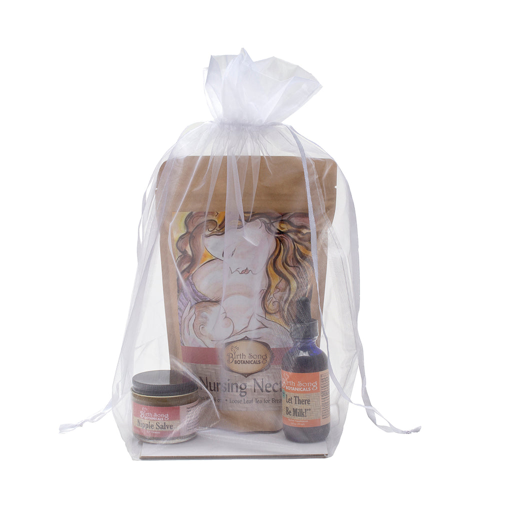 Breastfeeding and lactation herbal gift set for new moms