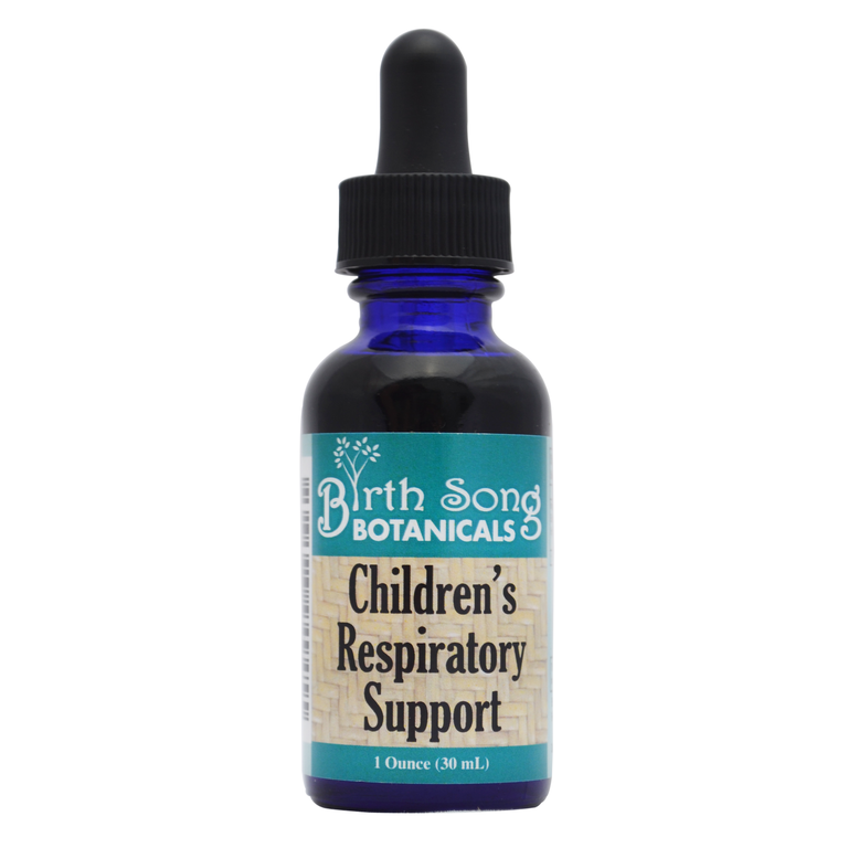 All Natural Children's Respiratory Support Tincture with Elderberry and Wild Cherry Bark