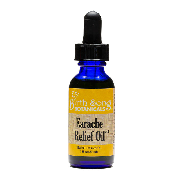 Earache Relief Oil with Garlic and Mullein Flower