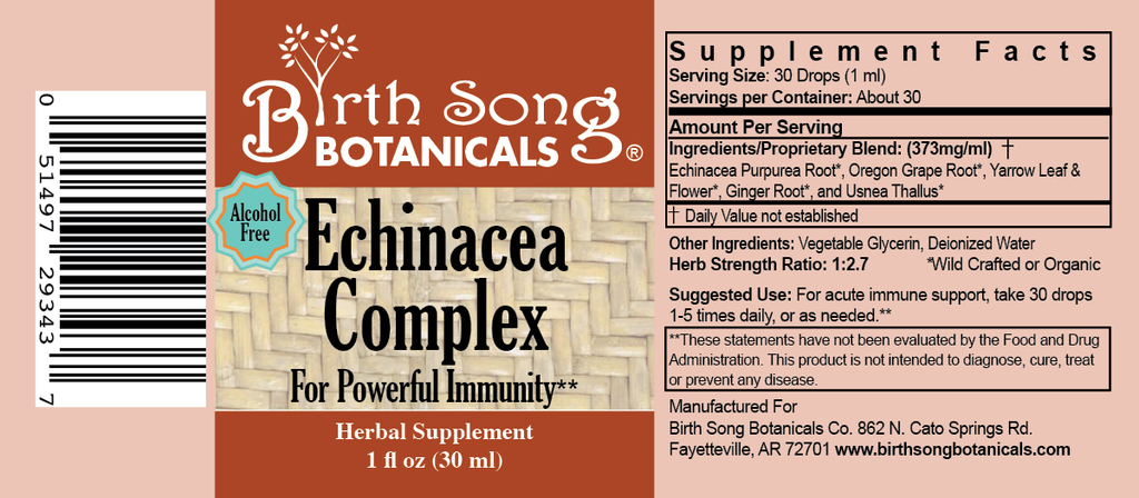 Echinacea Immune support herbal supplement for cold and flu
