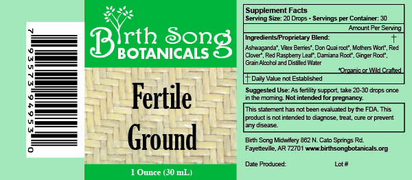 Fertile Ground herbal fertility support supplement