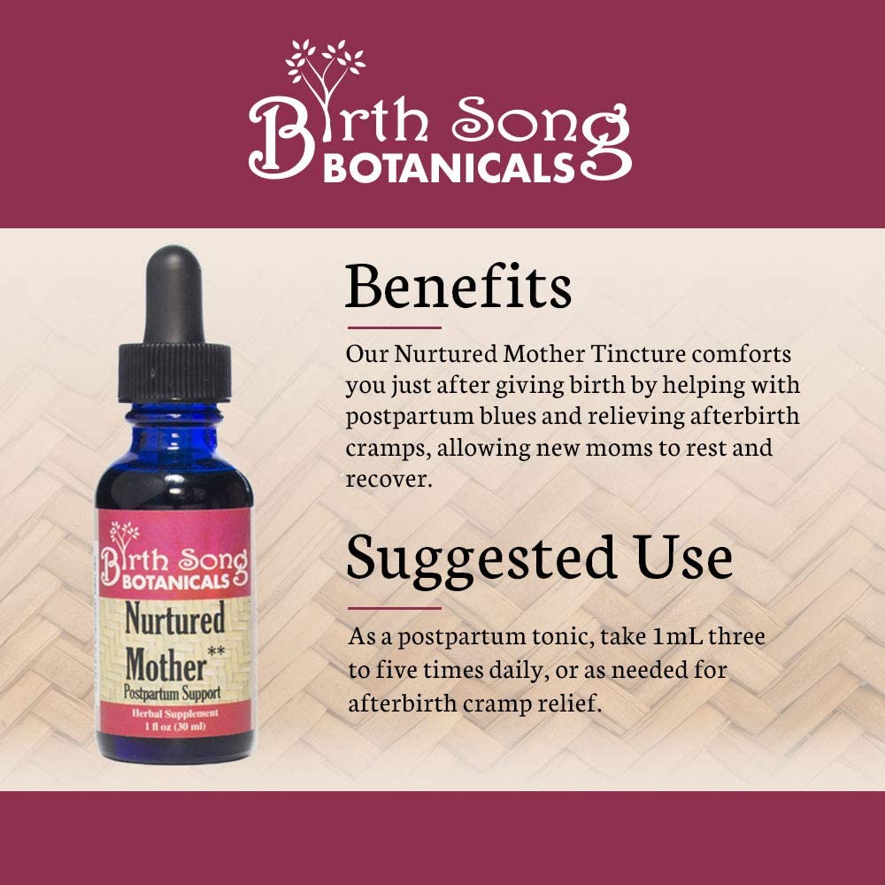 Nurtured Mother for Afterbirth Pain Relief and Blues Support Benefits and suggested use