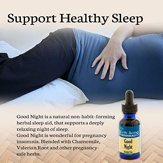 All natural herbal sleep tincture for pregnancy insomnia
